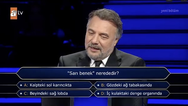 "Sarı benek" nerededir?