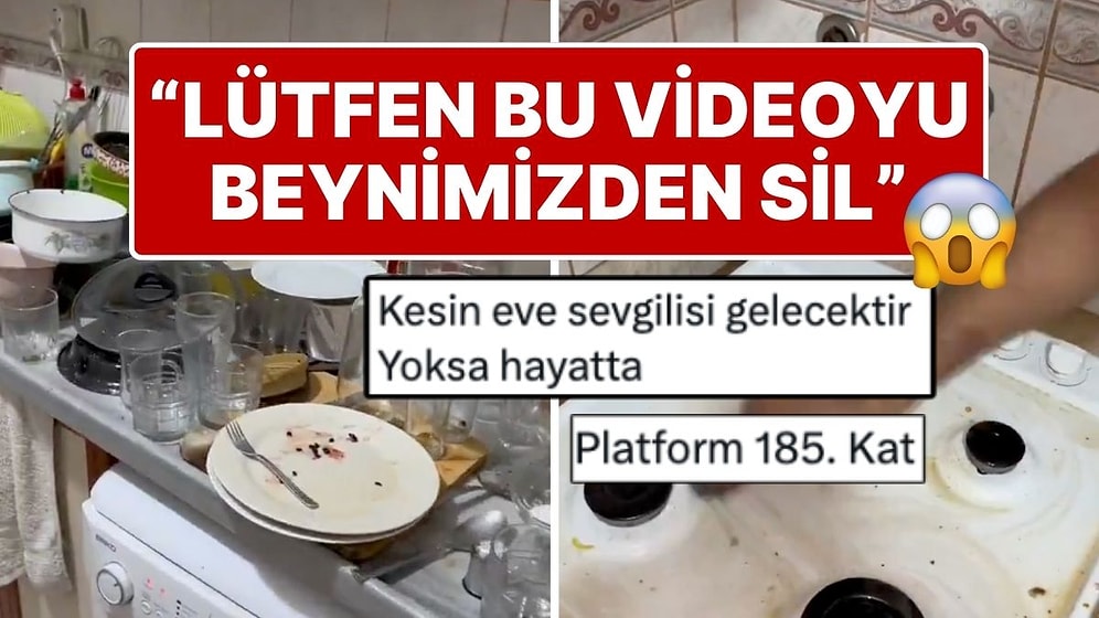 Öğrenci Evinin Mutfağını Bir Aydır Temizlemeyen Gencin Temizlik Videosu İçinizi Rahatlatacak