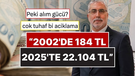 Vedat Işıkhan'dan Asgari Ücret Açıklaması: "2002’de 184 Liraydı, Bugün 22 Bin 104 TL”