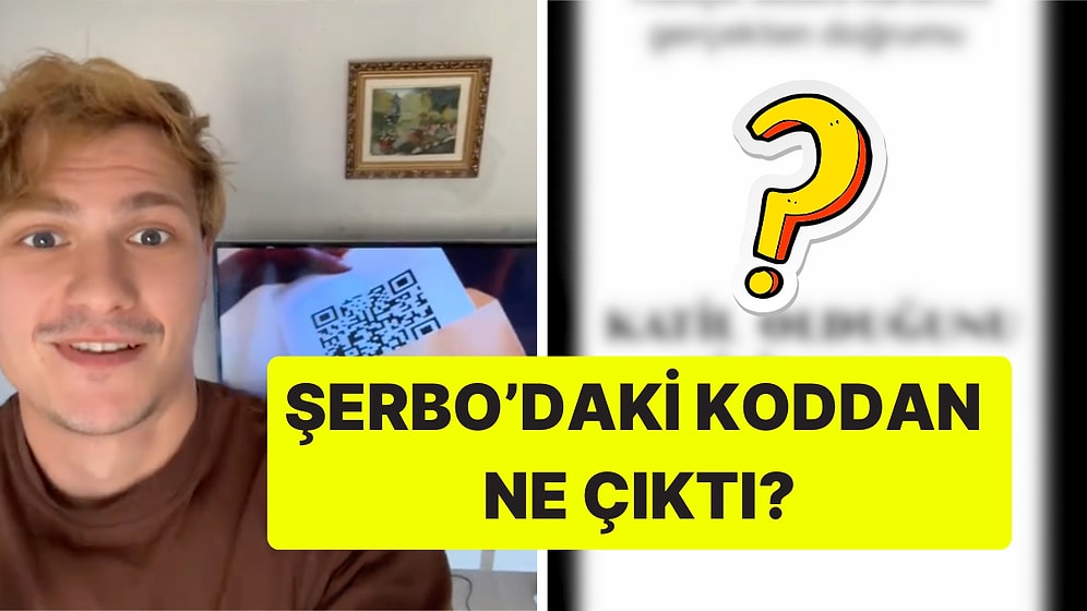 Kızılcık Şerbeti'ndeki QR Kodu Tarayan TikTok Kullanıcısı Açılan Sayfayı Yayınladı