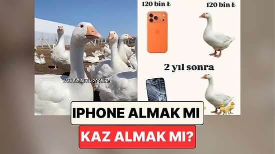 İnekten Sonra Şimdi de Kaz Hesabı: iPhone 17 Almak mı Yoksa Kaz Almak mı Daha Mantıklı?