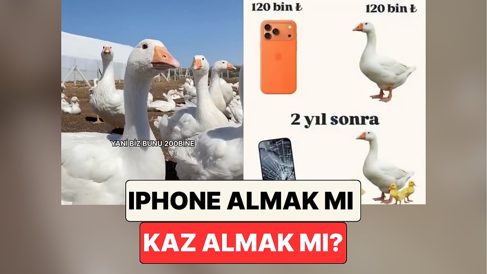 İnekten Sonra Şimdi de Kaz Hesabı: iPhone 17 Almak mı Yoksa Kaz Almak mı Daha Mantıklı?
