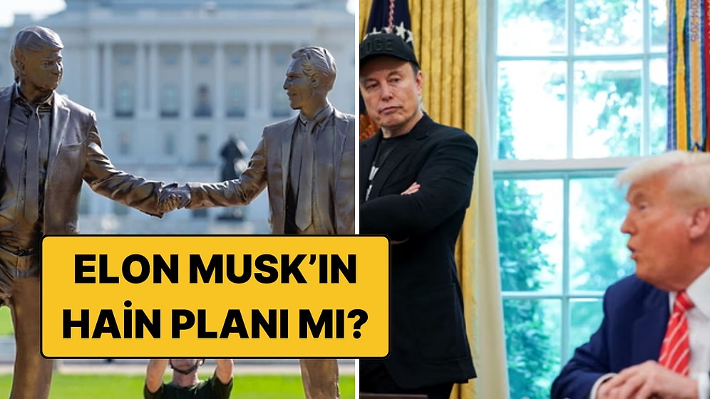 Amerika Karışacak: Washington'a Trump ve Epstein'ın El Ele Tutuştuğu Bir Heykel Dikildi!