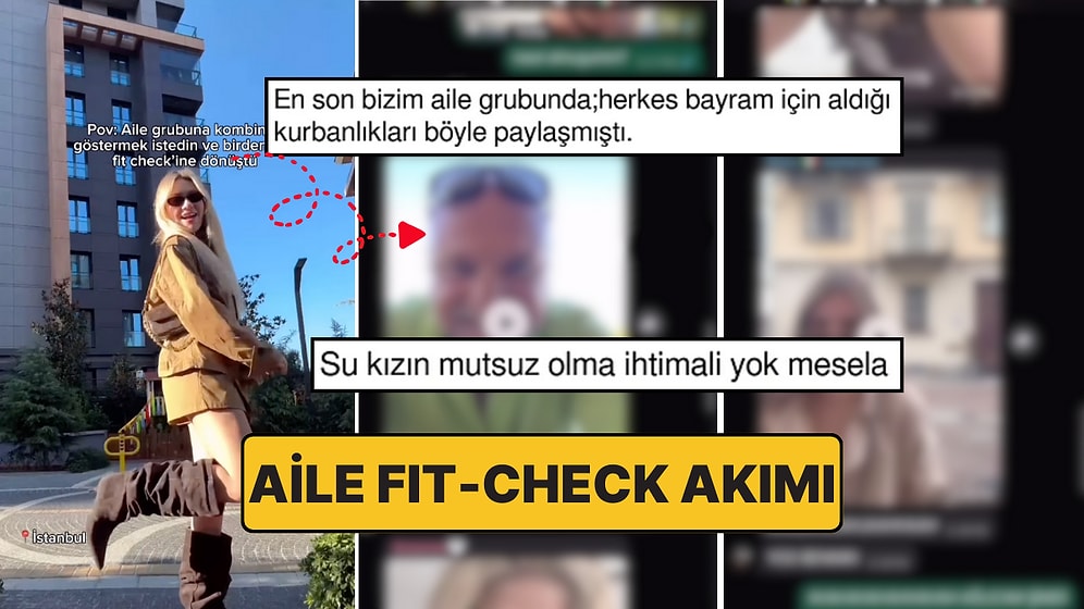 WhatsApp Grubundan Paylaşılan Kombin Tüm Ailenin Fit-Check Akımına İlham Oldu
