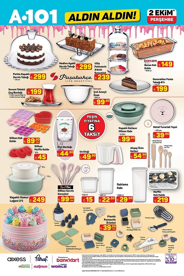 Paşabahçe Petite Kapaklı Servis Tabağı 299 TL