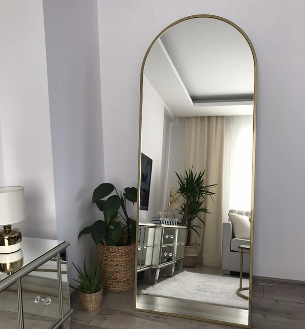 Effe Yapı Dekor Gold Oval Boy Aynası