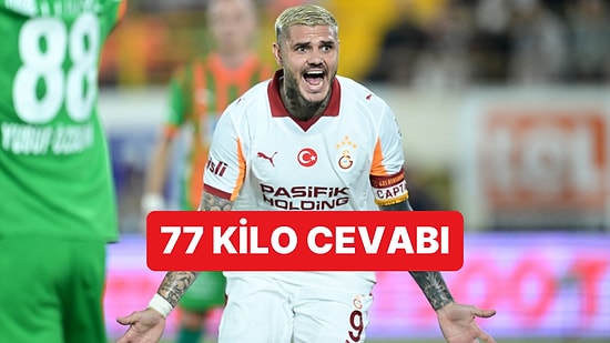 Galatasaray'da Icardi, Maç Sonunda Kilo Eleştirilerine Yanıt Verdi