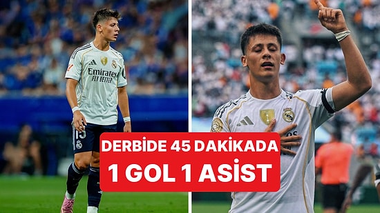 Milli Yıldız Arda Güler, Madrid Derbisi'nde de 1 Gol 1 Asistle Yıldızlaştı