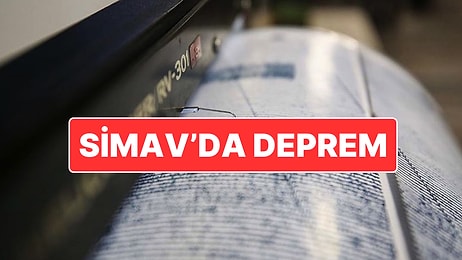 Kütahya Simav'da 5.4 Büyüklüğünde Deprem: İstanbul'dan da Hissedildi