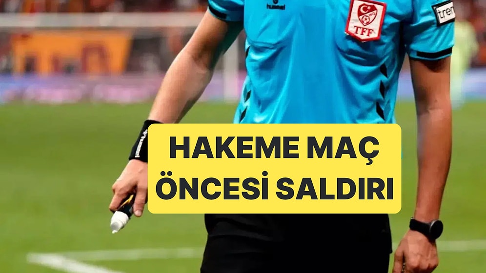 Altay - Eskişehirspor Maçı Öncesi Yan Hakeme Bıçaklı Saldırı Gerçekleşti