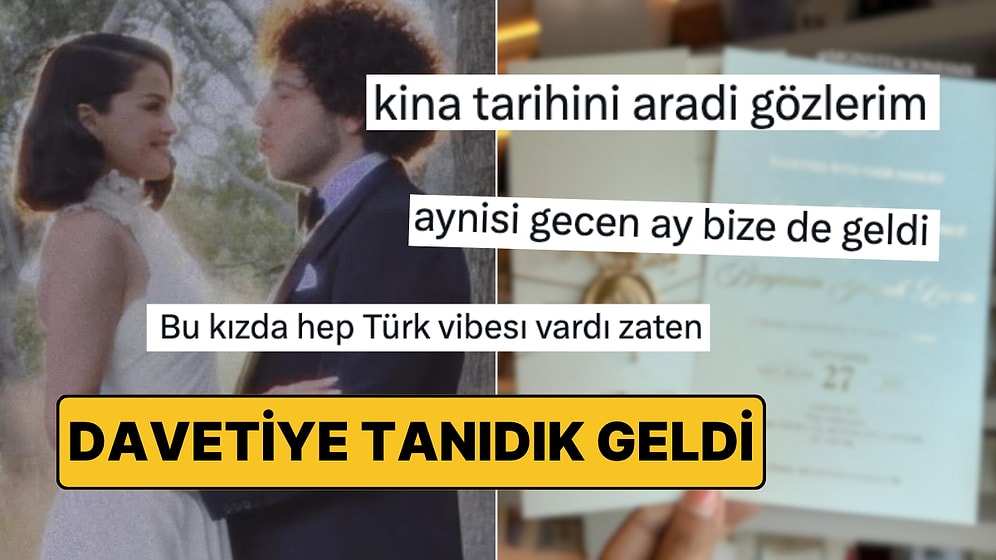 Selena Gomez'in Düğün Davetiyesi Medyaya Sızınca Goygoyculardan Nasibini Aldı!