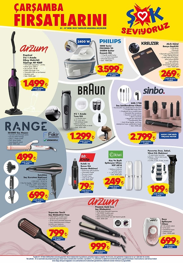 Arzum 2'si 1 Arada Dikey Elektrikli Süpürge 1.499 TL