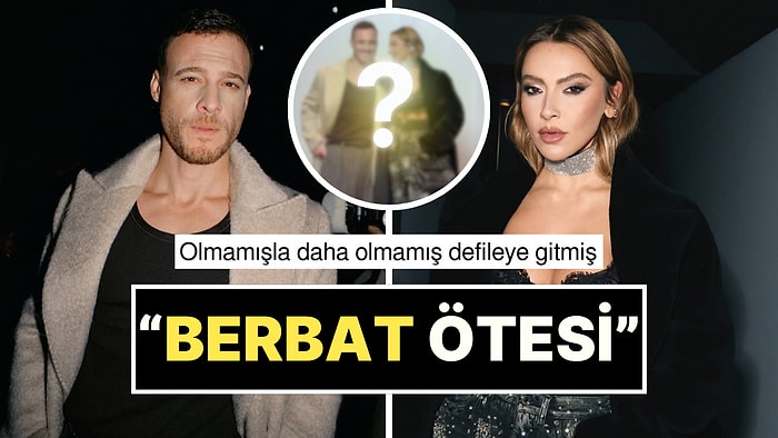 Milano Moda Haftası'na Beraber Giden Hadise ve Kerem Bürsin'in Kombinleri Beraber Topa Tutuldu!