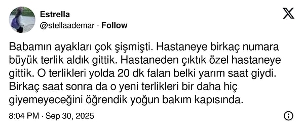 Başka bir paylaşım da şöyle;