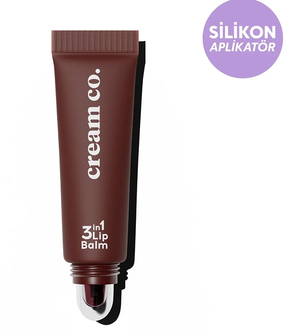 Son zamanlarda makyaj çantalarının yıldızı: Cream Co. Nemlendirici Parlatıcı 3in1 Lip Balm