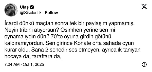 Bu durum sosyal medyada da dikkat çekti.