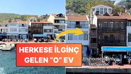 İstanbul'a Gelen Bir Turist, Adalar'da Kendisine İlginç Gelen Evi Paylaştı