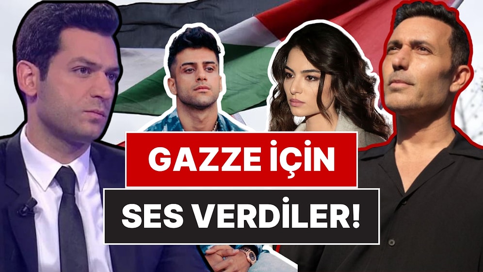 Filistin İçin Ses Verdiler: Ünlü İsimlerden İsrail Ablukasındaki Gazze'ye Destek Paylaşımları!