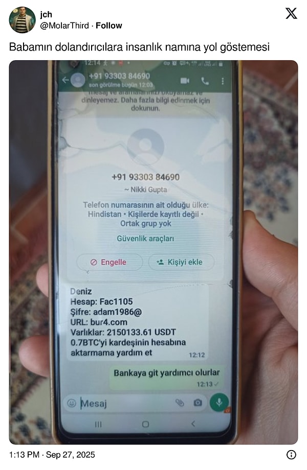 Baba yüreği...