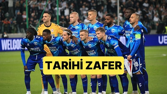 Samsunspor, Konferans Ligi Maçında Legia'yı 1-0 Yenerek 27 Yıl Sonraki İlk Avrupa Zaferini Elde Etti