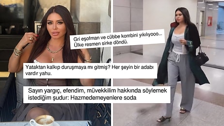 Avukatlığa Geri Dönen Ebru Polat'ın "Adliye Kombini" Fena Topa Tutuldu