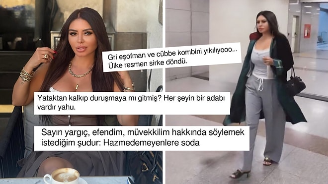 Avukatlığa Geri Dönen Ebru Polat'ın "Adliye Kombini" Fena Topa Tutuldu