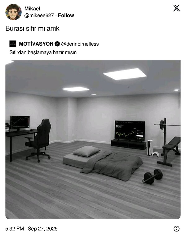 Sıfır bile olamamak...