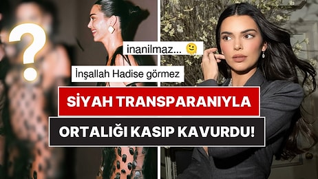 Kendall Jenner, Baştan Aşağı Transparan Elbisesiyle Defileyi Salladı!