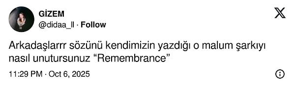 Yaşadığınız olaya göre sözü değişen o şarkı;