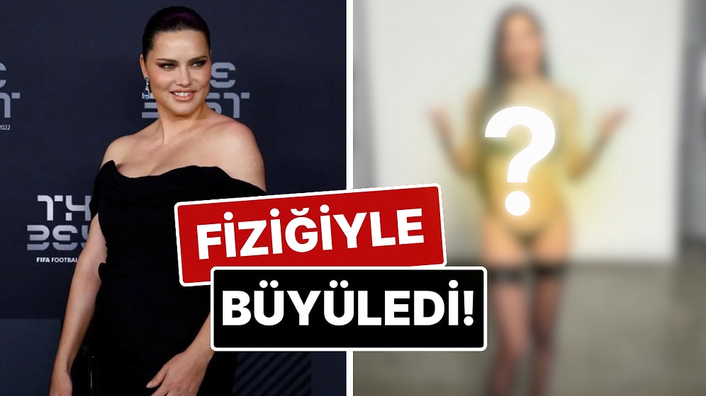 44 Yaşındaki Victoria's Secret Meleği Adriana Lima Gençlere Taş Çıkartan Fiziğiyle Büyüledi