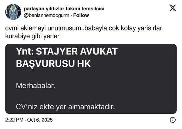Zaten pek bakmıyorlar...