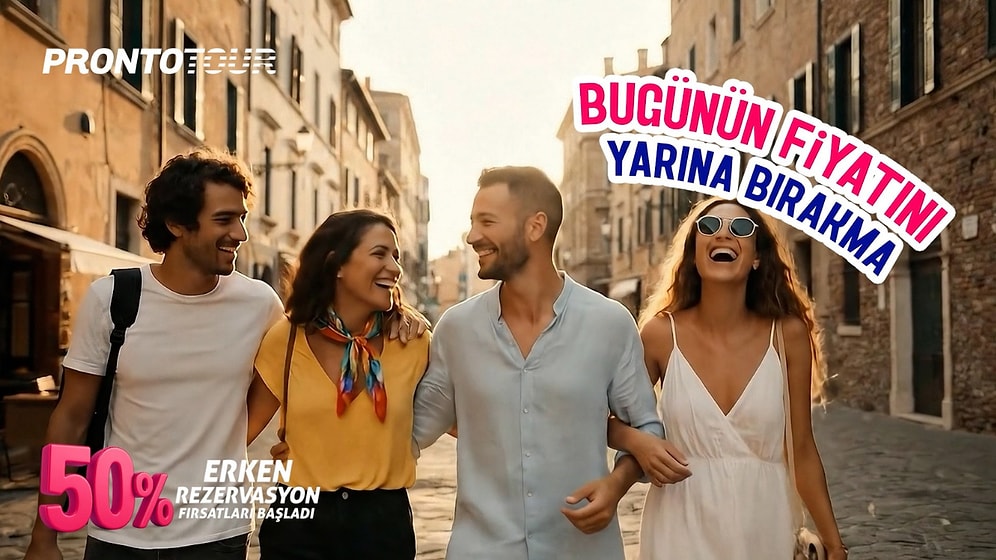 Prontotour Erken Rezervasyon Kampanyasını Başlattı!
