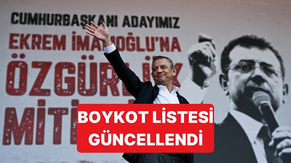 Özgür Özel, Boykot Listesindeki Markayı Listeden Çıkardıklarını Açıkladı
