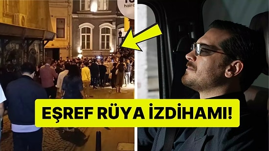 Bu Kalabalık Ne? Eşref Rüya Çekimlerini İzlemek İsteyen Seyirci İzdiham Yarattı