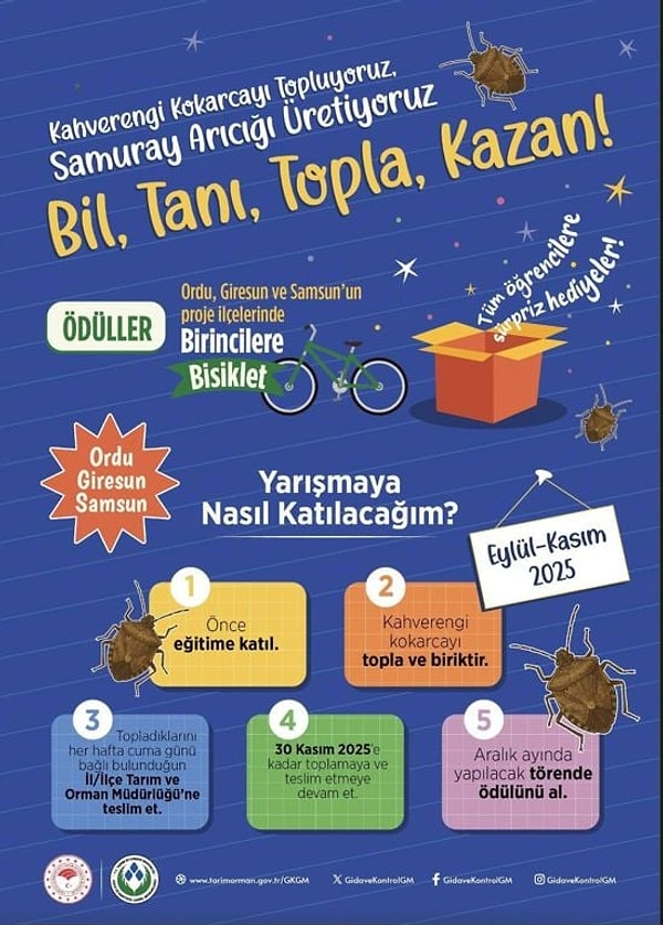Bakanlığın çocuklar için düzenlediği yarışmanın afişi 👇