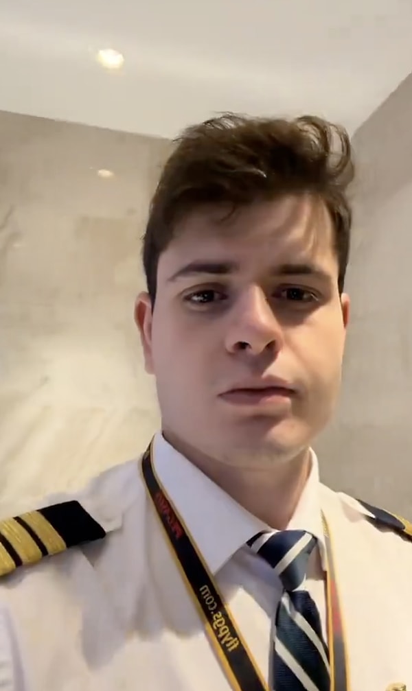 Sosyal medyada genç bir havayolu pilotunun paylaşımı viral oldu!
