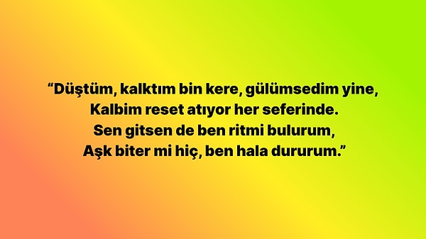“Kalbim Reset Atıyor”