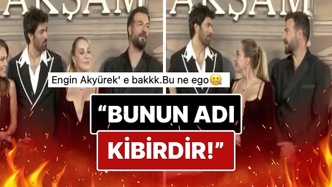 Enfes Bir Akşam Dizisinin Galasında Engin Akyürek ve İsmail Demirci Arasındaki Gerginlik Göze Battı!