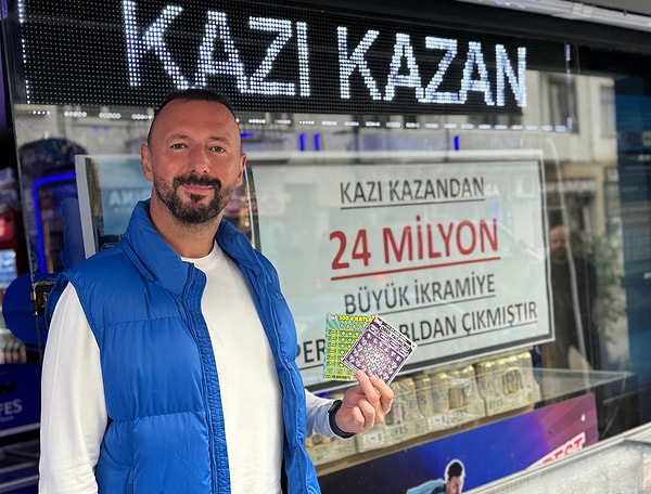 24 milyon TL kazandığını görünce heyecandan bağırdı.