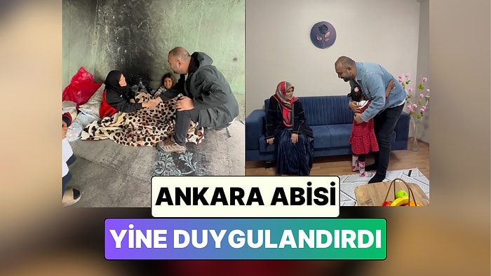 Ankara Abisi Köprü Altında Yaşamını Sürdürmeye Çalışan Aileyi Yeni Yuvalarına Kavuşturdu