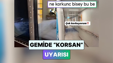 Bir Kadın Gemi Seyahatinde "Korsan" Uyarısı Yapıldığı Korku Dolu Anları Paylaştı
