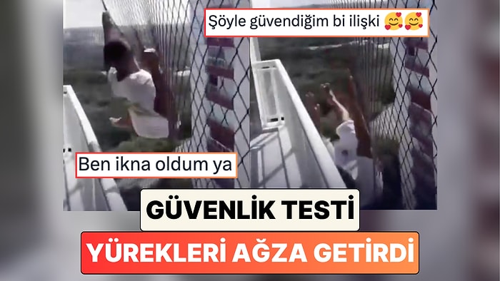 Bir Balkona Kediler İçin File Yapan Usta Sağlamlığını Test Ederken Yürekleri Ağızlara Getirdi