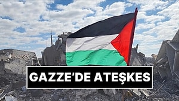 Gazze'de ateşkes anlaşması imzalandı.