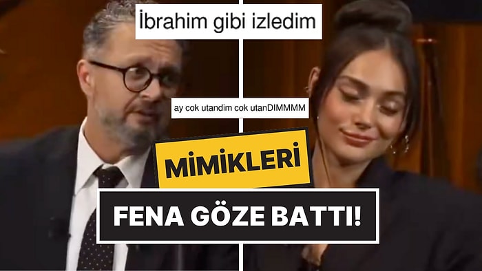 İbrahim Selim İle Bu Gece'ye Katılan Teşkilat'ın Hilal'i Rabia Soytürk'ün Mimikleri Fena Göze Battı!