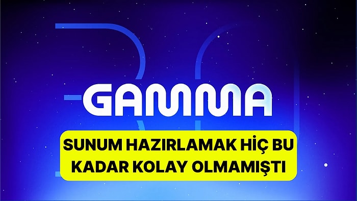 Öğrencilere Amme Hizmeti: Yapay Zeka Gamma Agent ile Kolayca Sunum Hazırlama