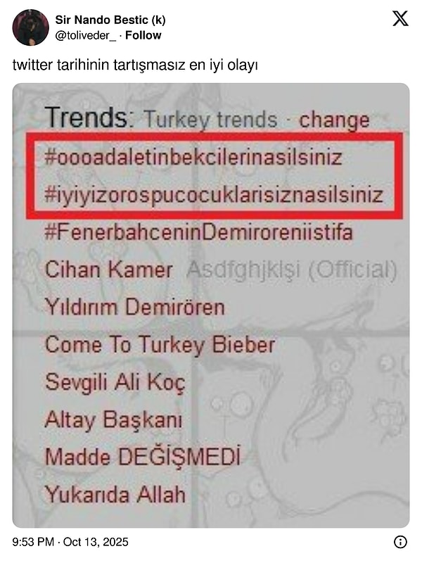 TT'lerin altın çağı akıllara geldi.