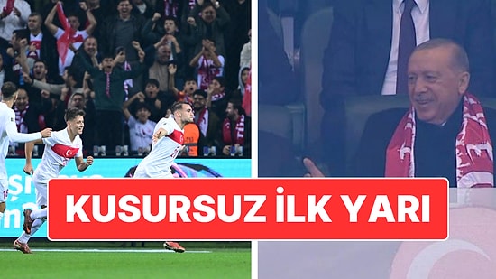 Cumhurbaşkanı Erdoğan da Takip Etti: Milliler Gürcistan’ı İlk Yarıda Dağıttı