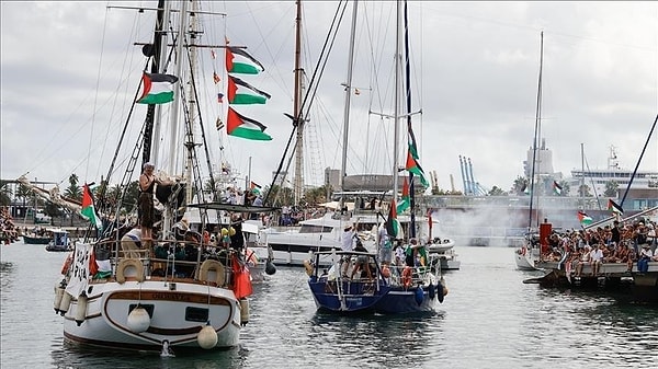 “İsrail, filonun liderliği içinde Hamas’la bağlantılı kişiler olduğunu söylüyor?”