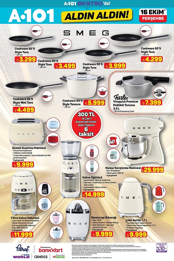 SMEG Mutfak Ürünleri