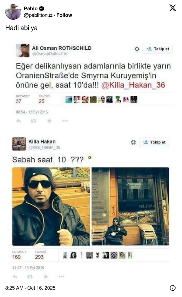 Killa Hakan'ın challange'ı kabul etmesi de hafızalarda.